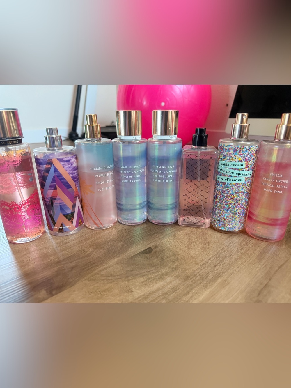 Victoria's Secret Body Mist Lot Endless Days Summer Fragrance Cake Tease Nectar - Picture 2 of 2